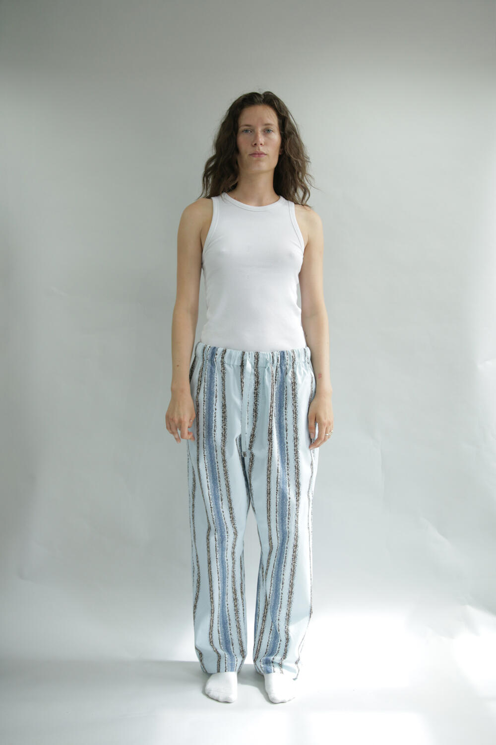 x Mads Barfod natbukser - blå